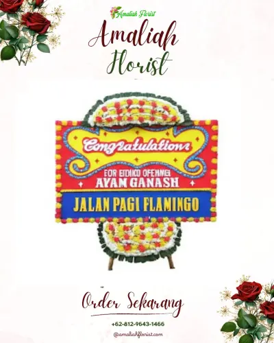 Bunga Papan Congratulation di Tri Eka Buana